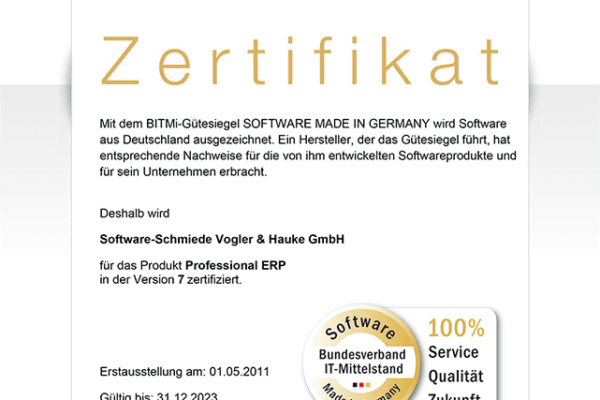 BITMi-Gütesiegel 2023 BITMi-Gütesiegel 2023