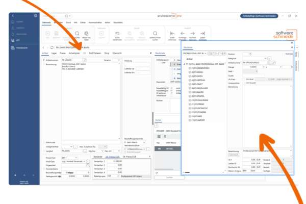 ERP8-FirstRelease-Info (1) Alles im Blick. Professional ERP mit andockbaren Fenstern