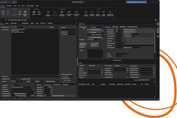 ERP8-FirstRelease-Info (3) Frisches Design. Professional ERP im augenschonenden Dark Mode.